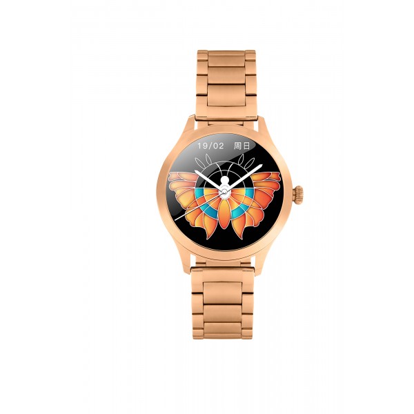 Smartwatch damski Kello Lady w kolorze złotym