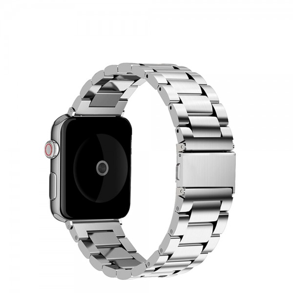 Opaska stalowa StrapBand do Apple Watch Series 1/2/3/4/5 38/40mm w kolorze srebrnym