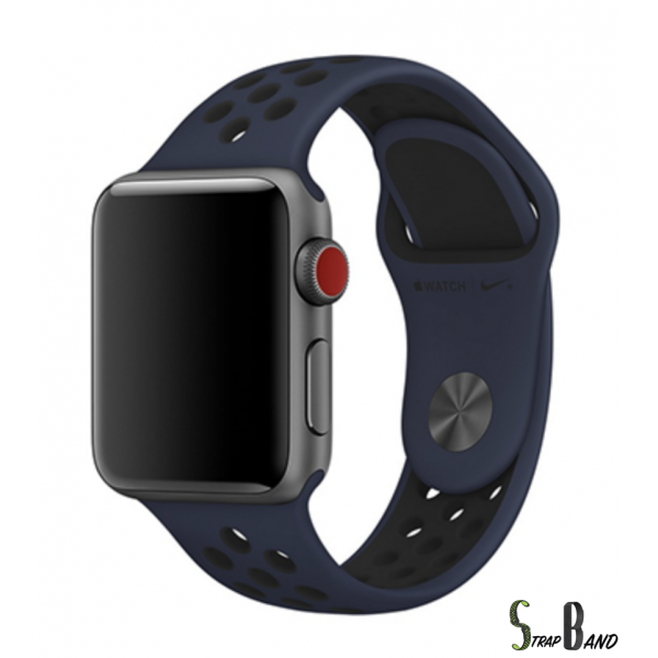 Opaska sportowa StrapBand do Apple Watch Series 1/2/3/4/5 38/40mm w kolorze granatowym
