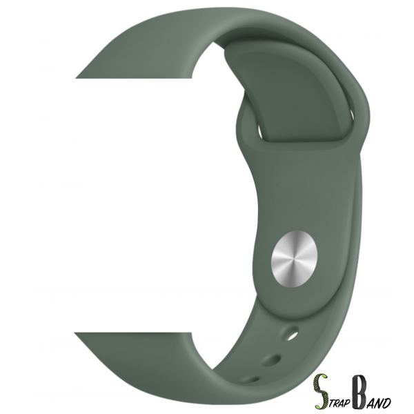 Opaska silikonowa StrapBand do Apple Watch Series 1/2/3/4/5 38/40mm w kolorze sosnowym
